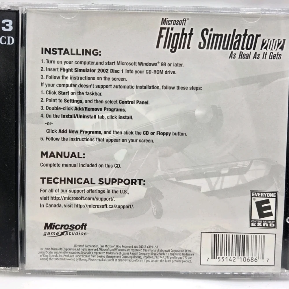 Microsoft Flight Simulator 2002 - Red and Blue Edition
